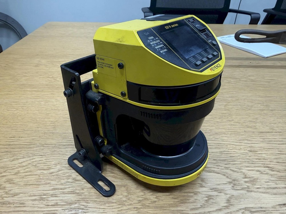 2024 KEYENCE MODEL SZV04X SAFETY LASER SCANNER, MULTI-FUNCTION TYPE, WITH CAMERA