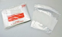 100 Reloc Zippit Bags 8×10 White Block 2mil Zip Seal Reclosable Writeable 8x 10″