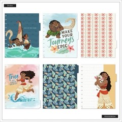 Undated Disney Moana Planner Size BIG VERTICAL LAYOUT – 12 MONTHS