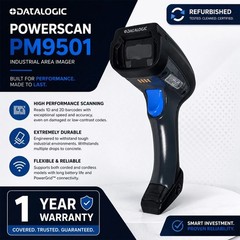 TESTED🩵Datalogic PowerScan PM9501 Wireless Barcode Scanner IP65 Warehouse Radio