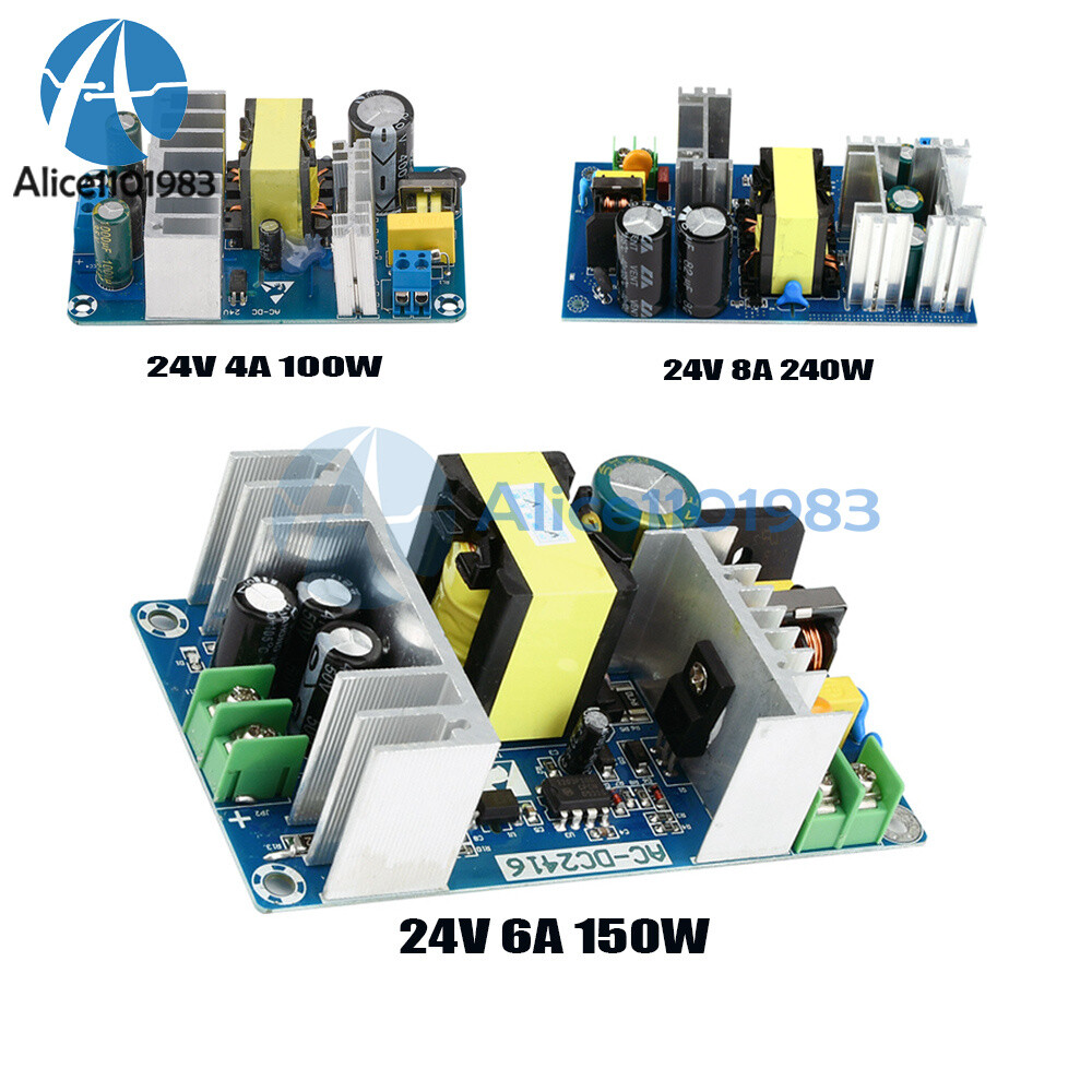 AC 100-240V To DC 24V 4-8A Power Supply Module Switching Power Board 50-60HZ