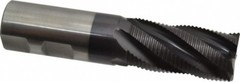 Hertel 1″ Diam, Fine Pitch, 2″ LOC, 5 Flute Cobalt Roughing Square End Mill T…