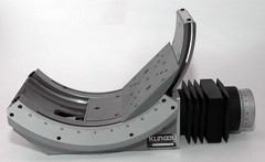 KLINGER SCIENTIFIC / NEWPORT CORP. BG120 GONIOMETER +/- 45 Degrees 120 MM WIDE.