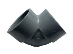 F439 NIBCO 90°ELBOW FITTING PIPE FEM SOCKET x FEM SOCKET 6″ SCH80 CPVC NSF-PW