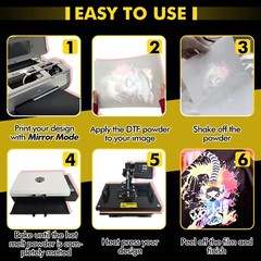 A-SUB DTF Powder Film Kit – DTF Bundle Starter Kit for Sublimation Transfer A4