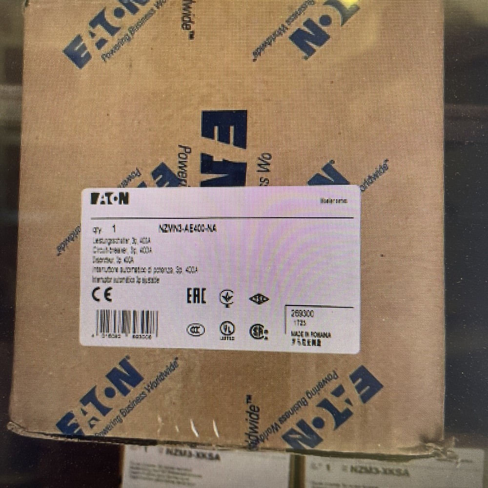 Eaton NZMN3-AE400-NA 400A 3-Pole Molded Case UL LISTED USA STOCK IN GA 30064