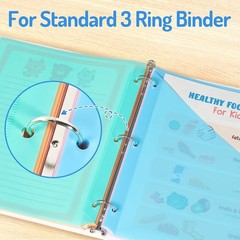 Multicolor 96 Count 8-Tab Plastic Binder Dividers with Pocket for LetterSize