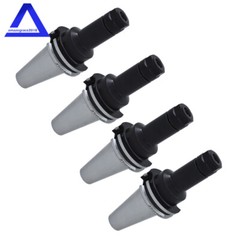 CAT40-ER16 Collet Chucks W. 4″ Long Gage Length 4 Chucks Tool Holder Set New