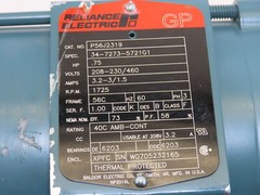 Reliance P56J2319 3/4HP 1725RPM 56C 3PH XPFC Explosion Proof Motor