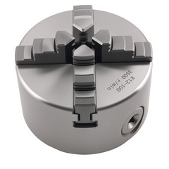 4 Jaw Lathe Chuck 100mm K12-100 Self Centering for Rotary Table Milling