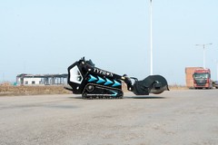 TYPHON STOMP X1300 & STOMP 509 Pickup Sweeper Broom Mini Skid Steer Attachment