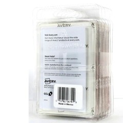 Avery 6751 Foil Star Labels, 1/2 Dia, Red, Blue, Silver, Green, Gold, (6 Packs)