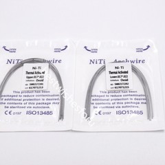 Heat Thermal Activated Rectangular Niti Wire Arch Ovoid Form Upper Lower All