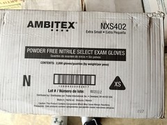 Blue Nitrile Disposable Exam/Medical Gloves 4 Mil, Latex & Powder Free x small