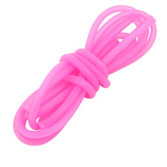 3mm x 5mm Dia High Temp Resistant Silicone Tube Hose Rubber Pipe Pink 2M bx76
