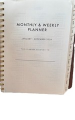 Lady Jayne Monthly & Weekly Planner 12 Months Jan-Dec 2026 Monthly, Weekly Blue