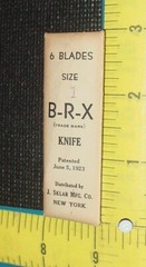 Vintage Knife J. Sklar B-R-X Scapel Blades Craft Tool Lot 18 New York USA NOS