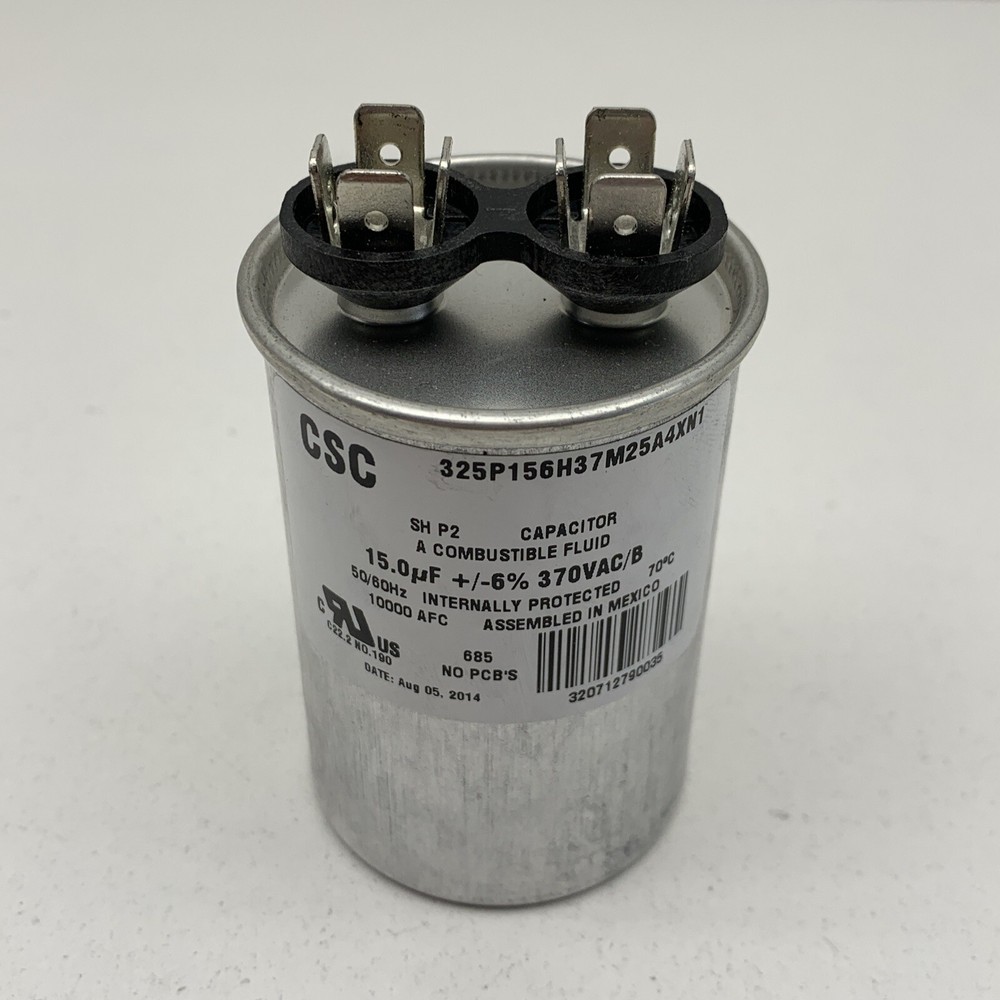 CSC 325P156H37M25A4XN1 Motor Run Capacitor 15.0uF 15μF 15MFD +/-6% 370VAC/B 370V