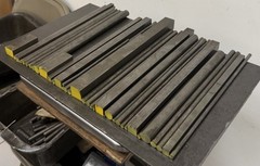 1018 Steel Bar Stock Lot – Round & Square – 34 PCS – 21.50 LB Total