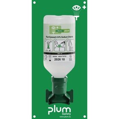 Eyewash station 0.5l HxWxDapprox shelf life 3 years (unopened bottle) PLUM