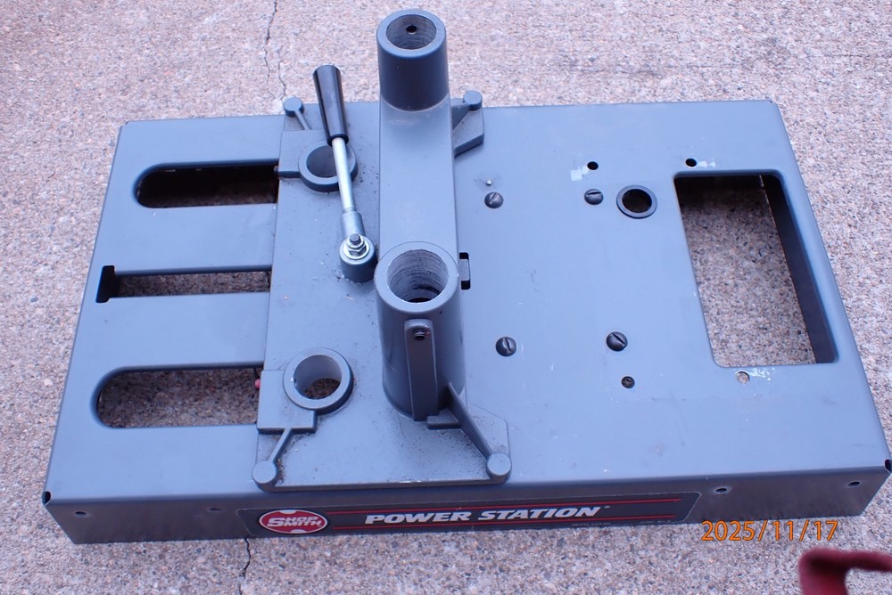 TOP PLATE FOR SHOPSMITH POWER STATION WITH ATTACHMENT HOLDER
