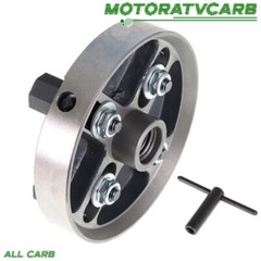 ALL-CARB Wood Lathe Chuck 6 Inch 4-Jaw Lathe Chuck with 1 × 8 TPI Thread