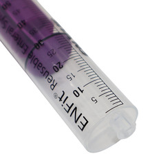 ENFit syringe, 60mL, O-Ring, Reusable Easy Glide Plunger, Pack of 10