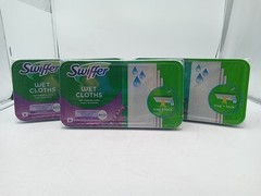 Swiffer 55311 10 x 8 Wet Refill Cloths White/Lav Vanilla & Comfort (36/CT) New