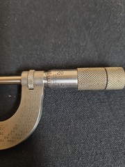 Vintage The L.S. Starrett CO. No. 1641 With Case & Wrench Athol, Mass. USA