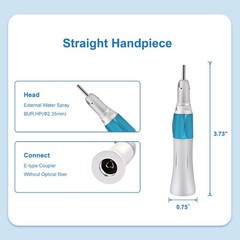 Dental 203C Low-Speed Handpiece Straight 1:1 Handpiece Standard E-type Connector