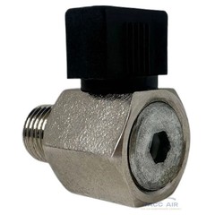 2 pack 1/4″ MNPT Ball Valve Style Air Tank Drain Moisture Water Petcock