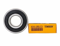 (10PACK) TIMKEN 6203-2RSC3 6203-2RS 17X40X12MM Double Rubber Seal Ball Bearings