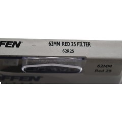 NEW Tiffen 62R25 62mm Red 25 Filter for Black and White Photography