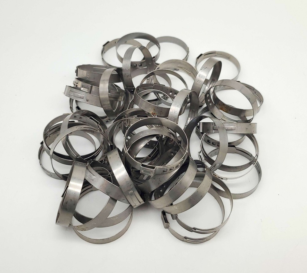 Oetiker Stepless Ear Clamps 0.39″ Wide 1.72″ to 1.85″ Size 047.0-906R Pack of 50