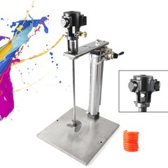 5 Gallon/20L Tank Pneumatic Tank Barrel Paint Mixer Stand Agitator Mixing Beater