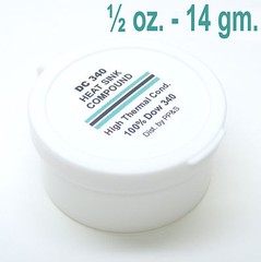 DOW CORNING 340 DC340 Silicone Heat Sink Compound 350ºF, Non-Hardening 1/2oz 14g