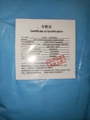 100 Count Case Non Medical Isolation Gowns (10 sealed packs of 10) Blue Large