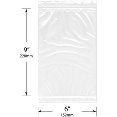 Plymor 6″ x 9″, 2 Mil with Pouch Zipper Reclosable Plastic Bags