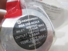 Norgren, R04-100-NGKA, Regulator, 400 PSIG Max In, 100 PSIG Max Out, New