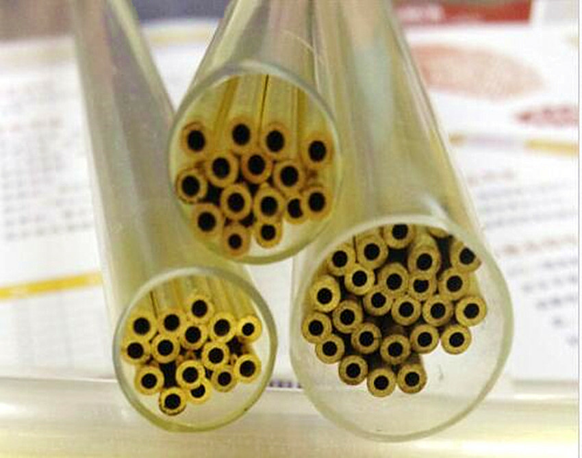 100Pcs Ø0.70-Ø1.40 X400 mm CNC EDM Drilling Electrodes Single Channel Brass Tube
