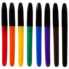 8-pack Jot Writing Permanent Markers Bullet Tip Assorted Colors