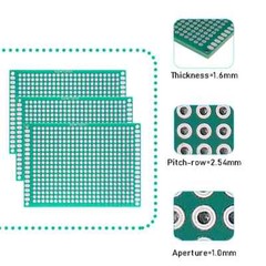 10PCS 5x7cm PCB Universal Prototype Matrix Double sided Protoboard Blank Board