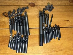 Lot 7.15 Lbs Of Tungsten Carbide Endmills And Inserts,Cutters. 1/4 Still Usable