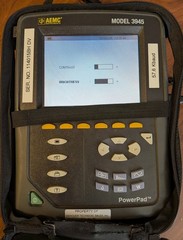 AEMC 3945 Power Quality Analyzer PowerPad 3 Phase PQA 3000A