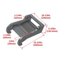 For Bobcat 325 328 331 334 337 341 Quick Attach Coupler Bracket Excavator Bucket