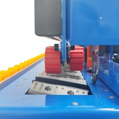 Auto Woodworking Edge Banding Machine Double-sided Adhesive Coating 0-6m/min