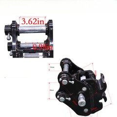 Attachment Quick Hitch Coupler For Mini Excavator 0.8-1.5Ton Free delivery