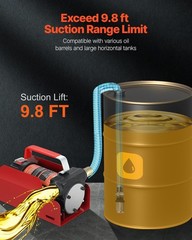 Durable 12V DC Fuel Pump with Automatic Shut-off – Ideal for Diesel & Oil
