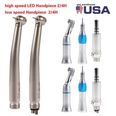 NSK Style Dental LED Pana Max High /low Speed Handpiece 2/4 Hole Turbine kit ns