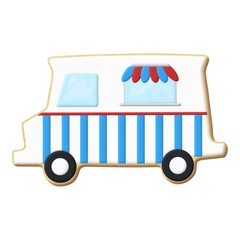H.O. Foose USA Versatile Delivery Truck – Food 4.125 Inch, Tin Plate Steel